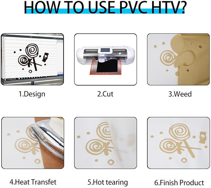 guangyintong Heat Transfer Vinyl Soil Golden HTV Rolls, 12" x 10ft Soil Golden Iron on Vinyl for T-Shirts, Matte Surface HTV Vinyl for All Cutter Machine Easy to Cut & Weed for Heat Vinyl DIY Design