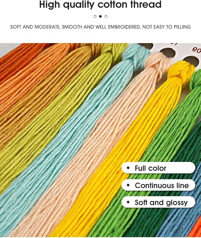 Gnome Cross Stitch Kits for Adults Beginner, Book Counted Cross Stitch Kits - Image 7