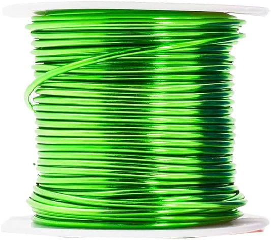Mandala Crafts 16 Gauge Anodized Aluminum Craft Wire for Jewelry Making - 400 FT Colored Flexible Rainbow Wire - Bendable for Bonsai Armature Crafting Sculpting