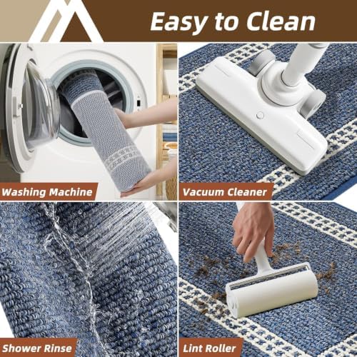 COSY HOMEER Kitchen Rugs Sets of 2 Non-Slip Washable - Image 7