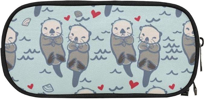 ANANGTEE Sea Otters Pencil Case Pouch - Image 6