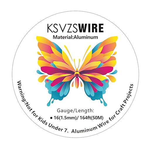 16 Gauge(1.5mm) Aluminum Wire 164 Feet(50 M) KSVZS Bendable Metal Wire for Crafts, Sculpting, Armature, Jewelry Making【3-in-1】+18 Gauge(1.0 mm) 32.8 Ft(10 M)+1 Plier(Champagne Gold)