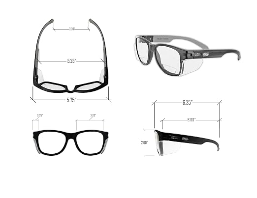 MAGID Y50 Safety Glasses for Construction | Black Frame — 24-Pack, ANSI Z87.1+ - Image 4