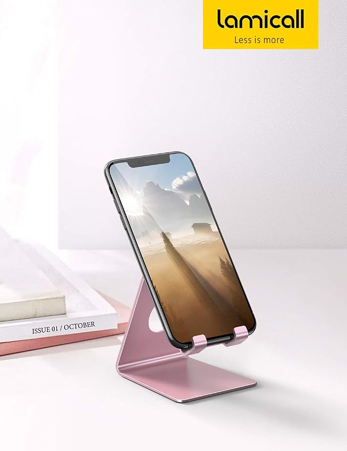 Lamicall Pink Phone Stand, Desk Accessories - Image 7