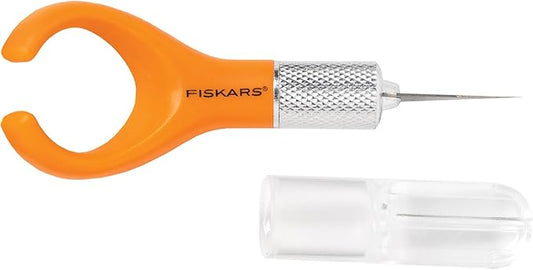 Fiskars 163050-1001 Fingertip Craft Knife, 7 Inch, Orange