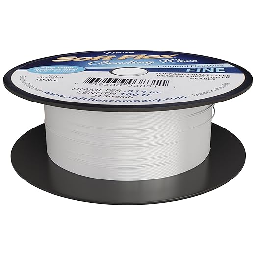Soft Flex 21 Strand Beading Wire - Fine 0.14 Diameter - 100 Feet Design Wire