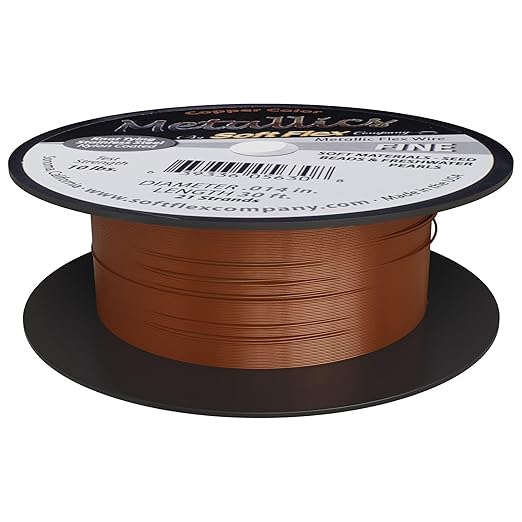 Soft Flex 21 Strand Beading Wire - Fine 0.14 Diameter - 30 Feet Design Wire