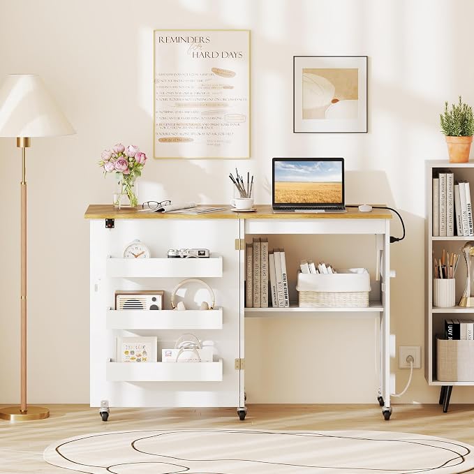 Giantex Folding Sewing Table - Image 9