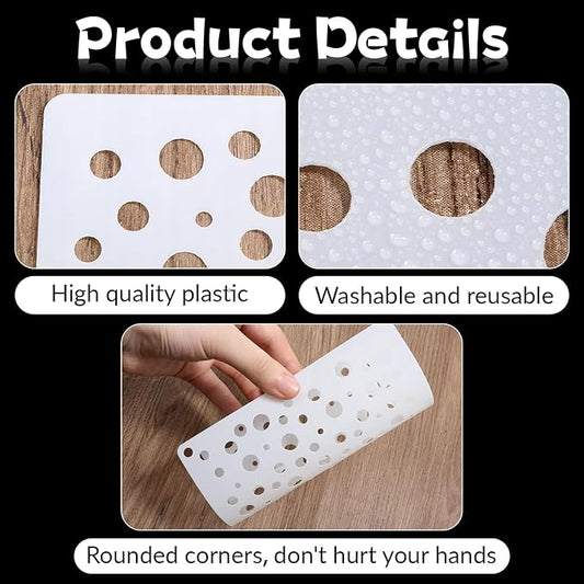 16 Pcs Circle Stencils for Drawing,Polka Dot Stencils Round Geometric Stencil for Painting Mixed Media Assorted Size Circle Stencil for Painting On DIY Card Wood Furniture Pillow Wall Scrapbook