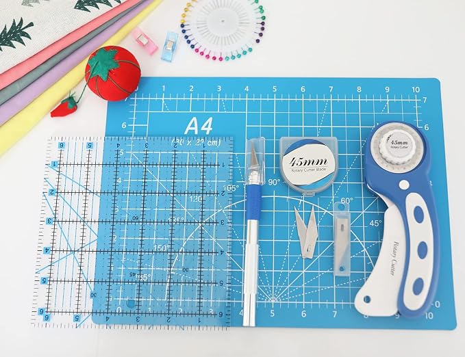 39 Pcs Rotary Cutter Set Blue - Image 7