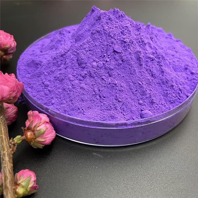 GOODTAKE Concrete Pigment, Purple Iron Oxide Pigment Powder, Concrete Cement Dye Color Pigment for Pastel Tile Paint Concrete Cement Mortar Grout (Purple, 12 oz)