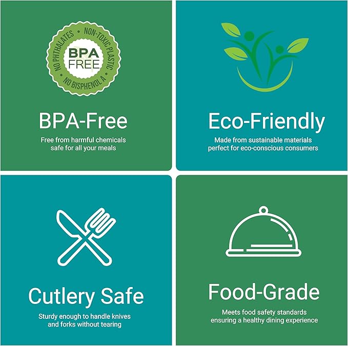 100% Compostable Oval Paper Plates 12 inch Bulk 100 Count, Heavy Duty Large Disposable Plates, Eco-Renewable Sugarcane Pulp Plates for Party,Dinner& Daily Use, White