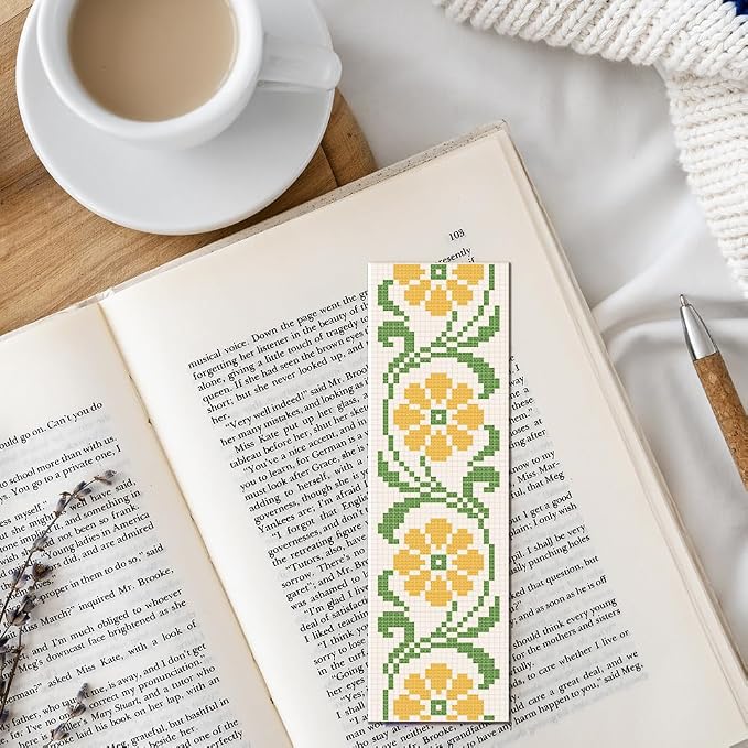 FREEBLOSS 6 PCS Cross Stitch Bookmark Kits - Image 7