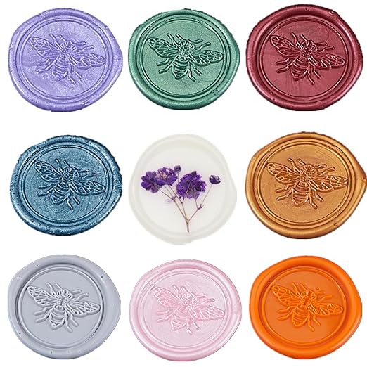 20pcs Pearl Pink Wax Seal Sticks for 0.28'' Glue Gun, Wax Seal Stamp, Wedding Invitations, Envelopes, Christmas Gifts