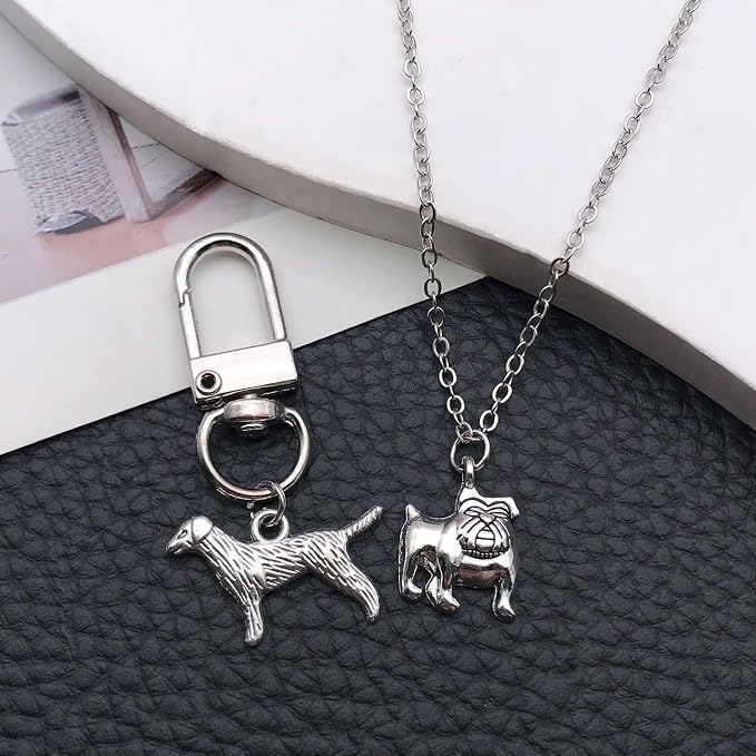 WOCRAFT 60pcsAntique Silver Dogs Charms Bracelet Charms - Image 6