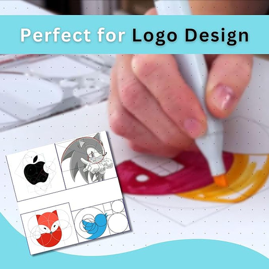 Hexagon Stencil Template for Drawing and Drafting: A Fibonacci-Inspired Hexagon Drawing Tool for Artists Allows The Simple Application of The Golden or Divine Ratio for Artistic Design