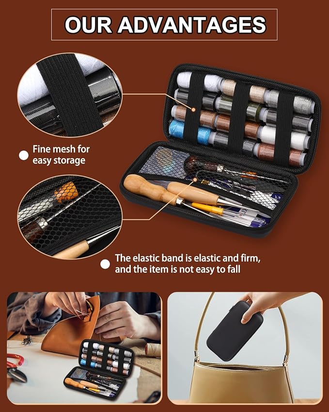 BAGERLA Heavy Duty Sewing Kit, Needle and Thread Kit - Image 8