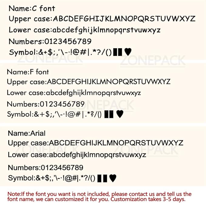 ZONEPACK Copper Brass Stamping Flexible Alphabet Number Symbol Character Stamp Mold Letter Positioning Plate DIY for Hot Foil Stamping Machine (26PCS Lowercase Times New Roman)
