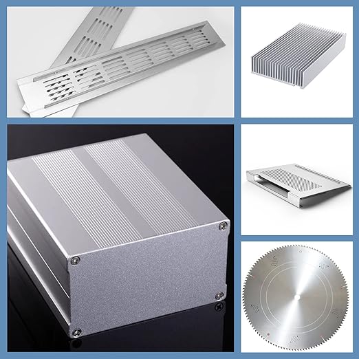 2Pack Aluminum Sheet & Plates 8 x 12 x 1/8 Inch, 6061 Heavy Duty Aluminum Sheets with Protective Film, 3MM Thick Flat Plain Panel Plate Metal Sheet Plate for Crafting Structural Framing Base Plate