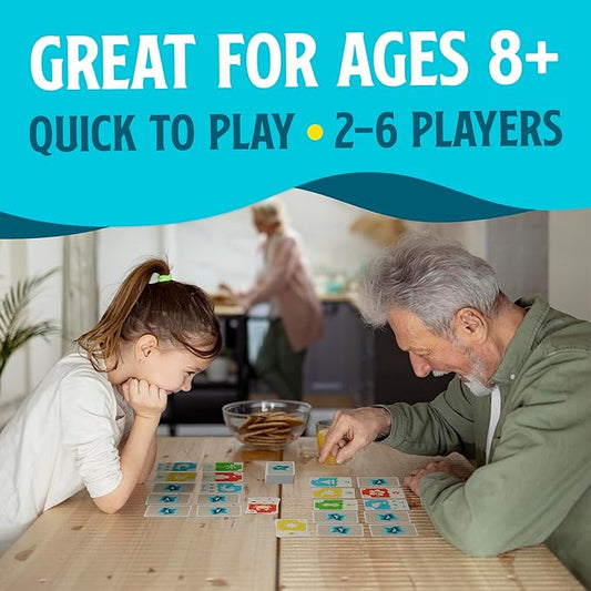Ripple Card Game - Match, Stack, and Collect Combos on Your Beach. Easy to Learn and Fun for Kids, Teens, & Adults.