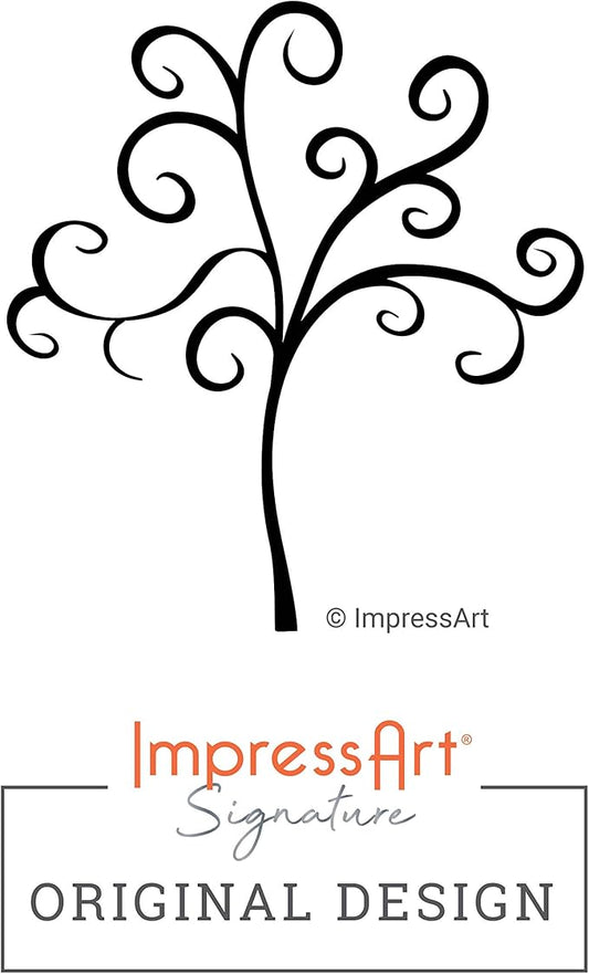 ImpressArt - Tree of Life Signature Design Metal Stamp, 6mm