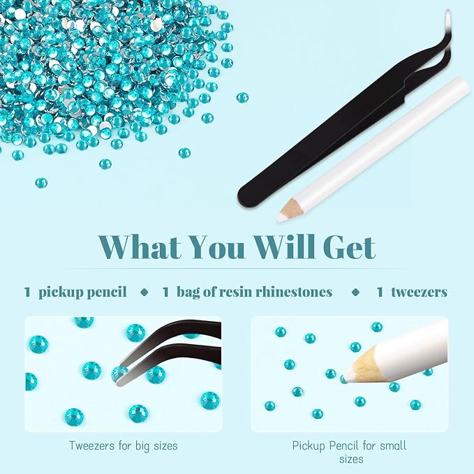 12000PCS 2mm Resin Rhinestones Bulk - Image 5