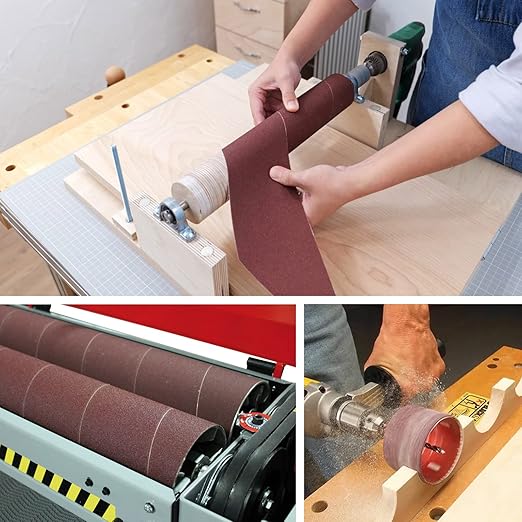 180 Grit Sandpaper Roll, 3 Inch x 49 Feet Emery Cloth Roll Aluminum Oxide Abrasive Paper Roll Continuous Sandpaper for Metalworking, Woodworker, Furniture Repair, Sanding Automotive Plumbing