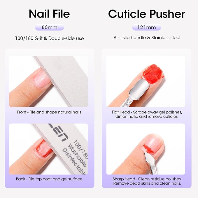 Gellen 200 Pack Nail Polish Remover Pads, 100% Non-Acetone, Travel Individually Wrapped Remover Pads for Regular Nail Polishes & Gel Polish, Lavender Oil No Drying Out for Home Salon