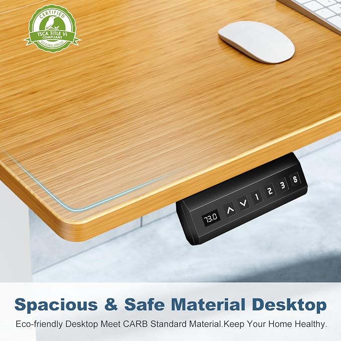 DUMOS 55 Inch Electric Standing Desk Height Adjustable, Sit to Stand Computer - Image 7