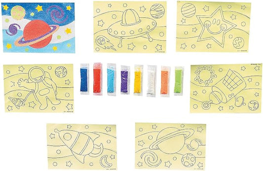 Fun Express Awesome Outer Space! Sand Art | Crafts - Image 2