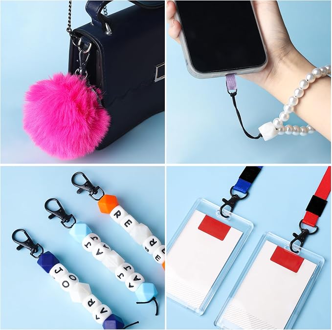 LEOBRO 265PCS Swivel Snap Hooks and Key Rings, Keychain Clips and Key Chain - Image 7