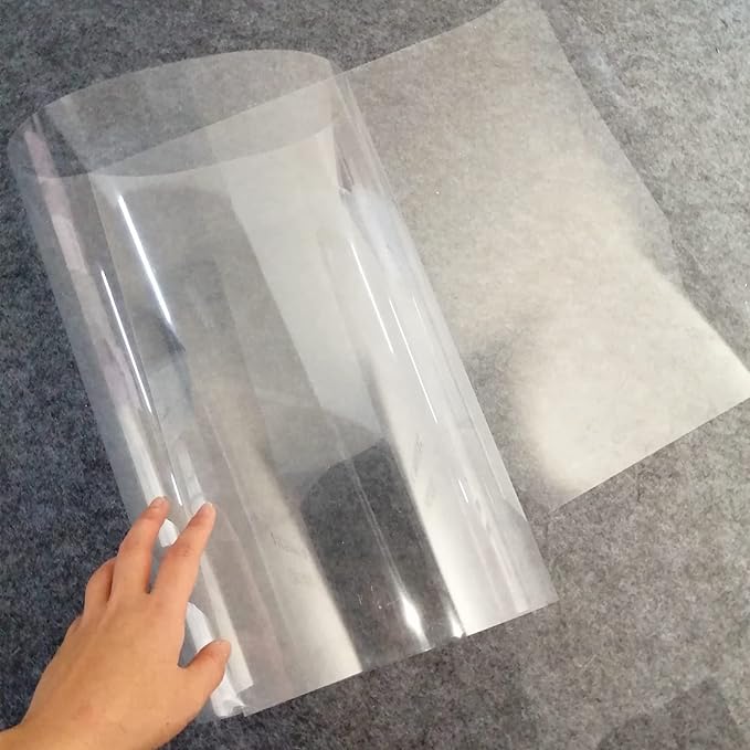 BANLTRE 18"x48" 5 Pieces Clear Blank Stencil Acetate Mylar for Craft,Silhouette Vinyl Cutting – Craft Material Making Sheets