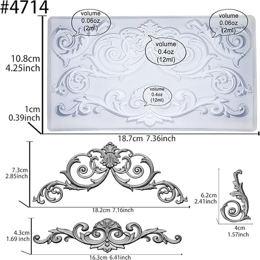 Garland Mold for Polyclay Air Dry Clay Plaster
