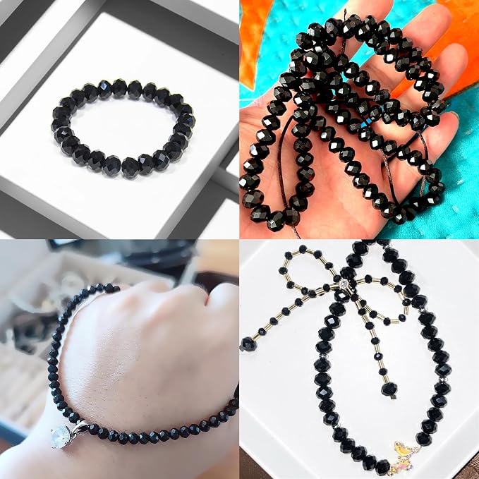 1200Pcs 4mm Crystal Glass Beads - Image 6