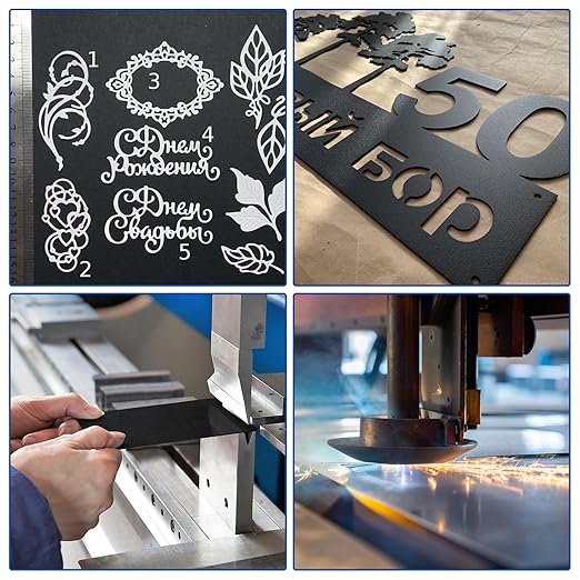 10PCS 7x5x1/32 Inch Anodized Aluminum Sheet, Black Aluminum Engraving Blanks, 1MM Thin Metal Plates for Laser Engraving, Crafting, DIY, House Decoration