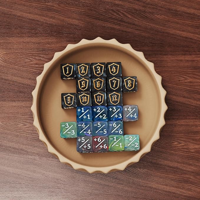 63 PCS MTG Dice Counters Set with Bulk Abilities Keywords Counters, MTG Life Counters for Games, MTG Accessories