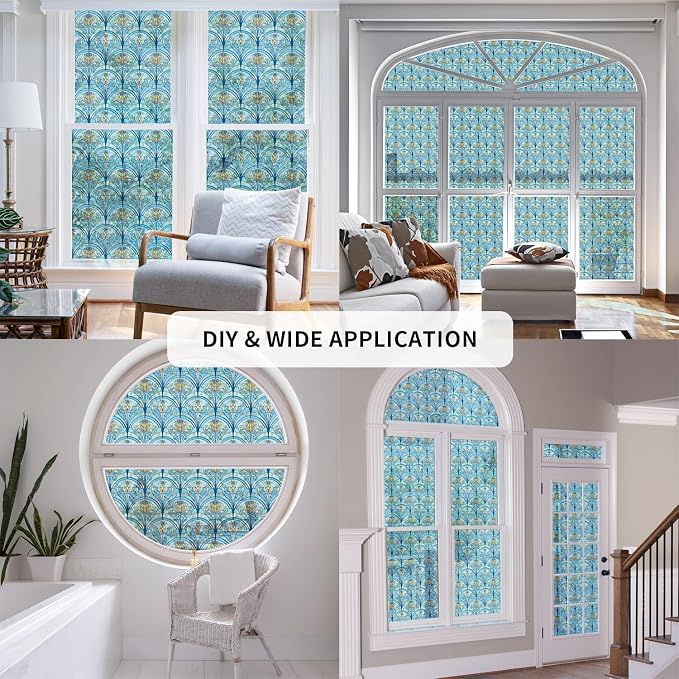 3D Vintage Stained Glass Window Film - Image 7