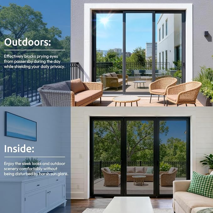 rabbitgoo One Way Privacy Window Film Window Tint - Image 10