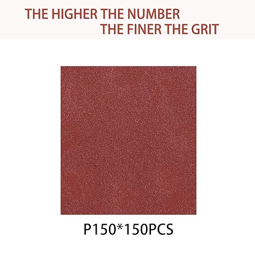 150pcs 150 Grit Sanding Discs, 5-Inch 8-Hole Sandpaper, for Woodworking or Automotive