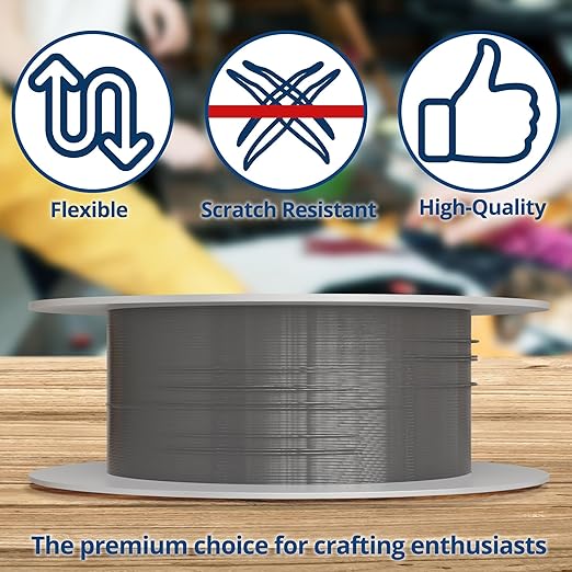 Soft Flex Econoflex Hobby Beading Wire - Fine Gauge 0.014-30 Feet No Lead Crafting Wire