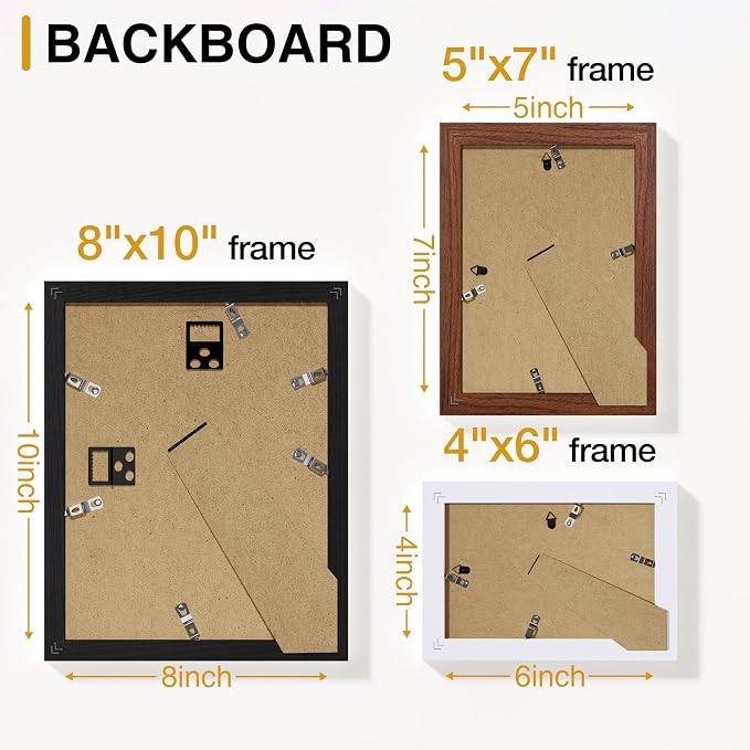 Vittanly 15 Pack Picture Frames Collage Wall Decor, Gallery Frame Set - Image 8