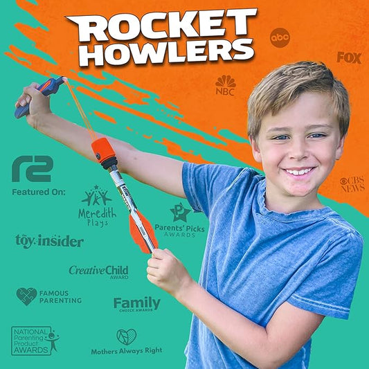 Toy Rocket Launcher for Kids: Outdoor Toys Slingshot Rocket Launchers - Best Gifts for Boys & Girls All Ages - Fun Stocking Stuffers for Kids & Teen Boy Gifts for 8 9 10 11 12+ Year Old Boys Gift Idea
