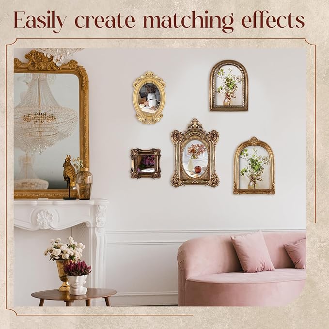 Wonderjune 7 Pcs Vintage Picture Frames Set - Image 7