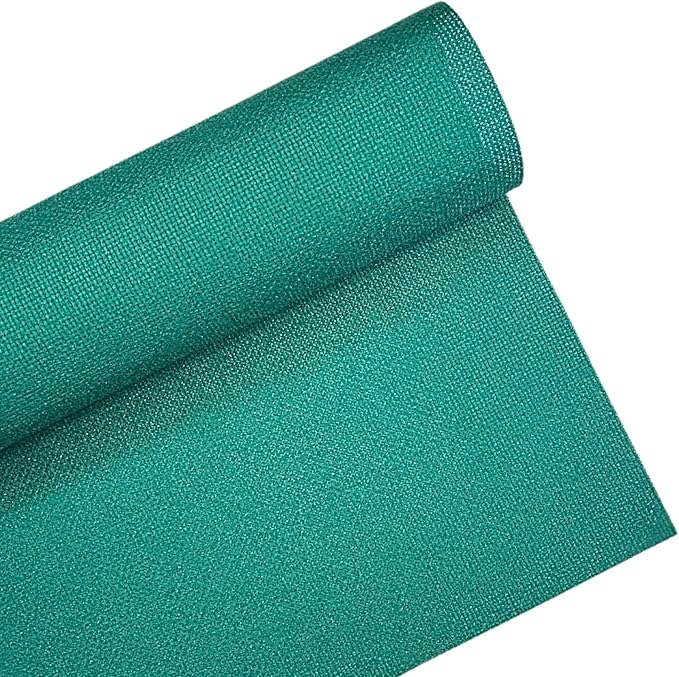 1 Sheet of Green 14 Count Aida Cloth – 28 x 28 Inch Pre-Cut Fabric Squares – Cross Stitch Fabric – 100% Cotton – Ideal for Needlework & Embroidery – The Knotty Unicorn