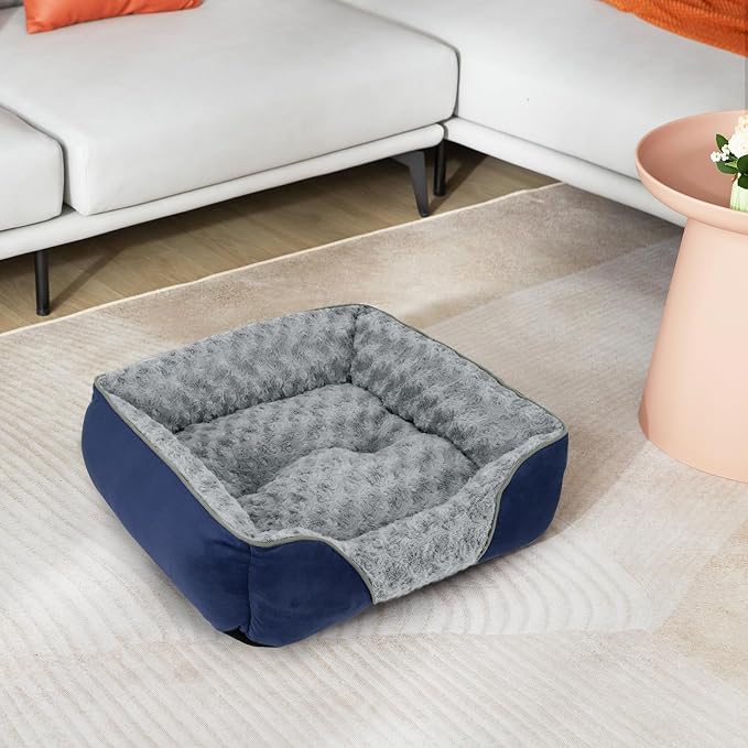 INVENHO Large Dog Bed Rectangle Washable Orthopedic Soft Calming Sleeping - Image 7
