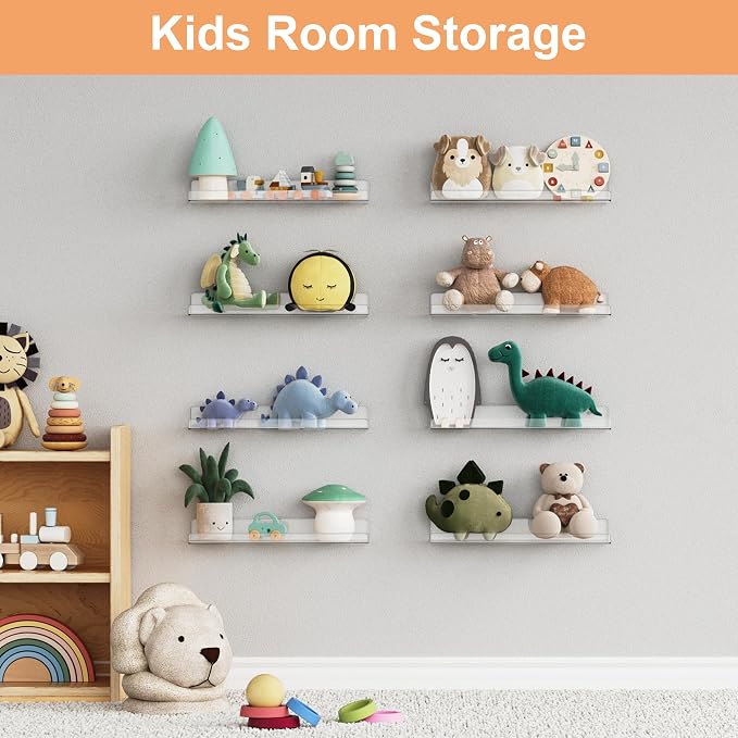 upsimples 16 Pcs 15" Acrylic Shelves - Image 8