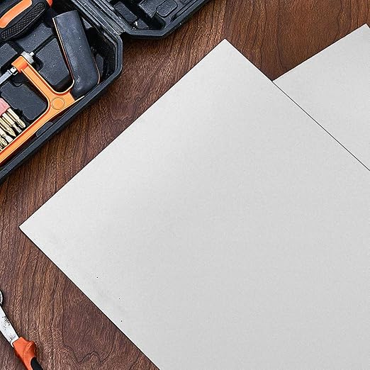 2 Pcs 16 Gauge 6 x 6 Inch Metal Steel Sheet Steel Plate Mild Carbon Cold Rolled Square Weldable Metal Panels for Outside Industrial DIY Use Projects Weld Accessories