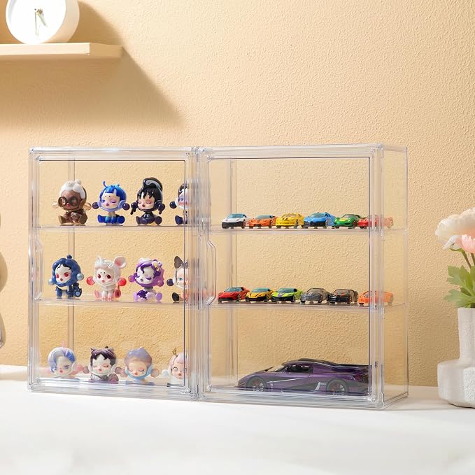 Attelite Acrylic Display Cases for Collectibles, Wall-Mounted Desktop,2 Pack | - Image 6