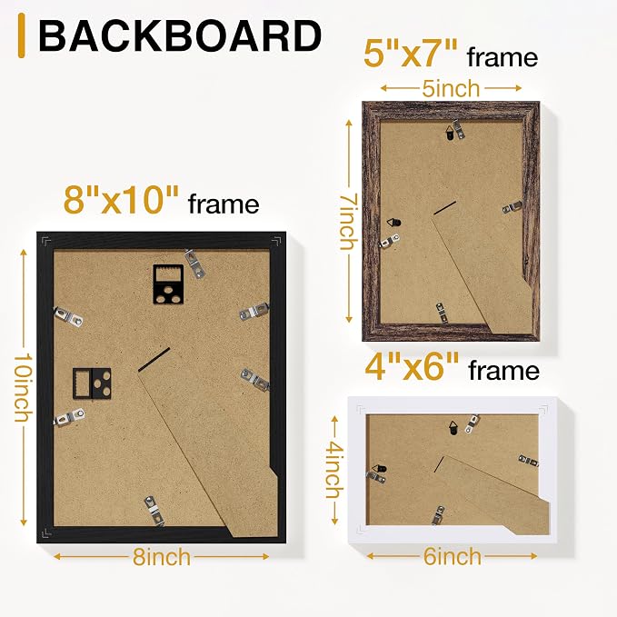 Vittanly 15 Pack Picture Frames Collage Wall Decor, Gallery Frame Set - Image 9