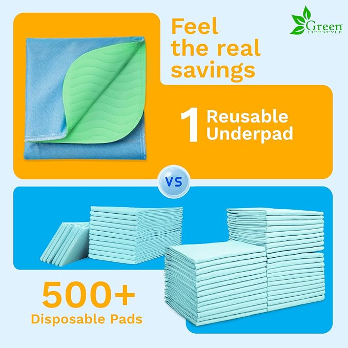GREEN LIFESTYLE® Washable Underpads - Image 8